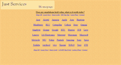 Desktop Screenshot of justservices.com